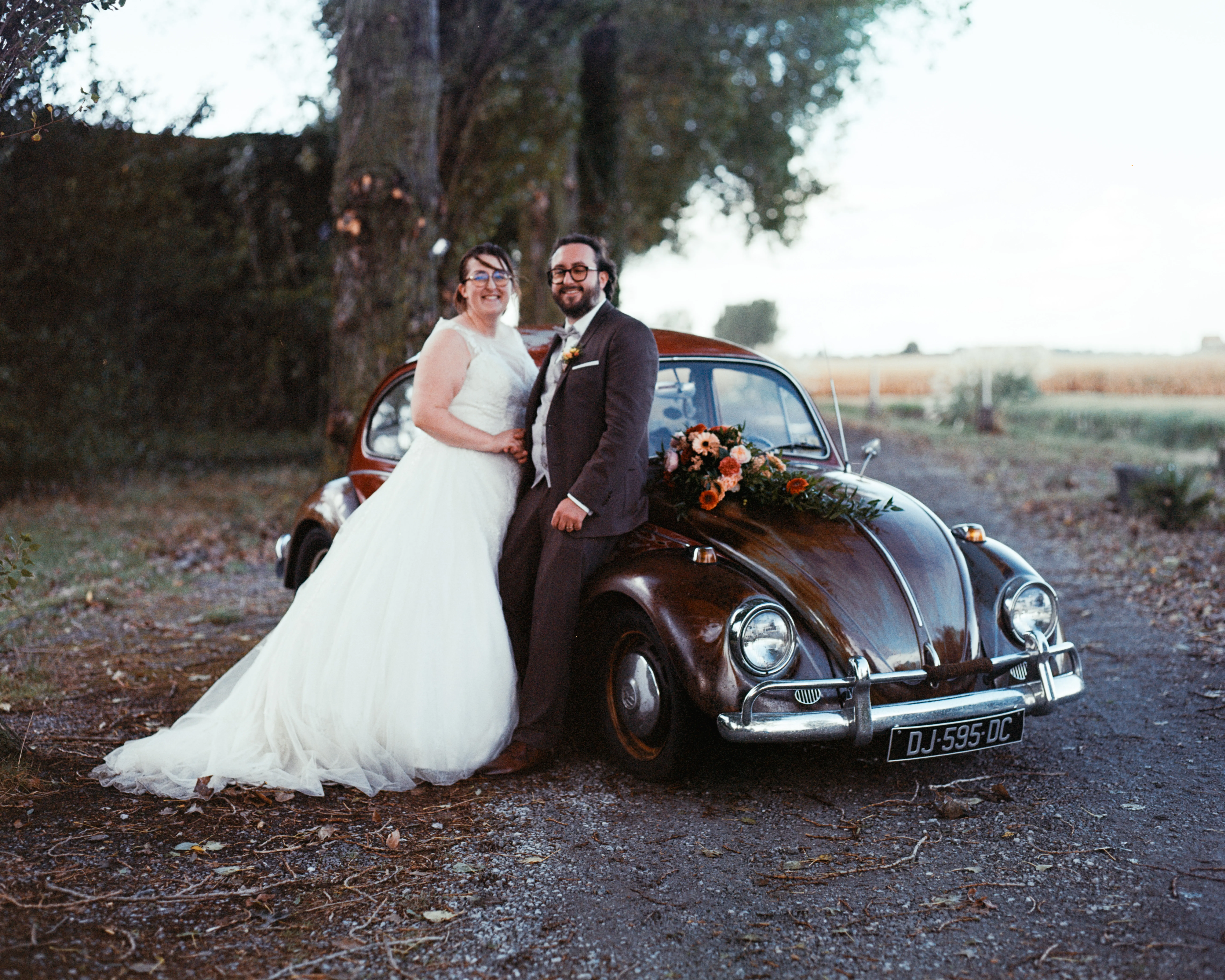 Mariage Dunkerque argentique pluie